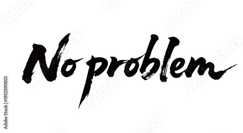 No problem Handwriting
