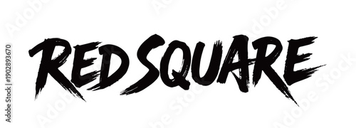 RED SQUARE Handwriting
