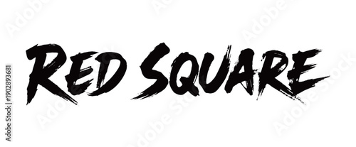 RED SQUARE Handwriting
