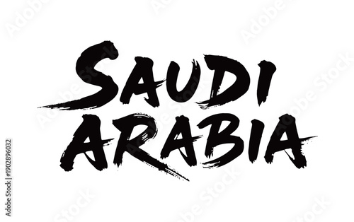 SAUDI ARABIA Handwriting
