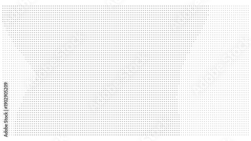 Grid of small dots forming an abstract pattern with subtle gradient transitions on a white background