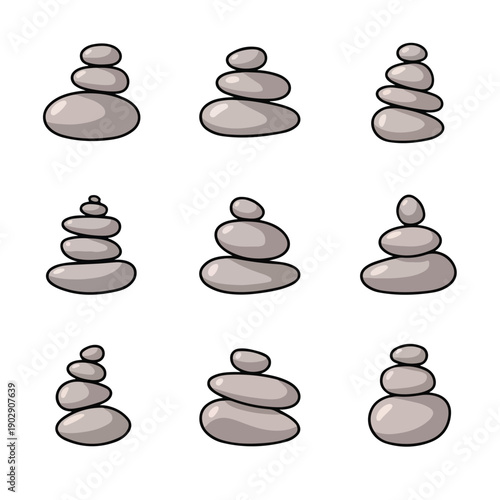 Photography Balanced pile of stones