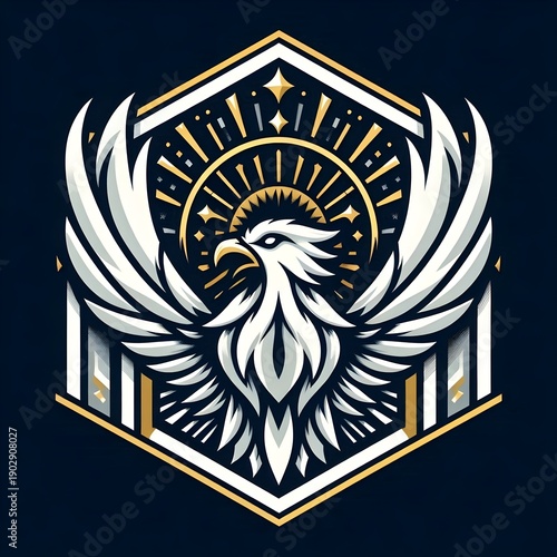 Ziz Sky Titan Esports Mascot Logo Vector
