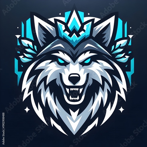Akhlut Orca Wolf Esports Mascot Logo Vector