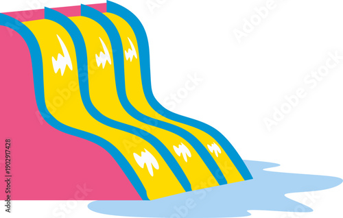 Water Amusement Park Element 