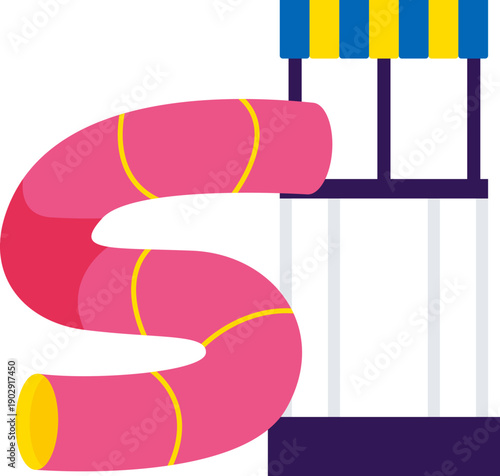 Water Amusement Park Element 