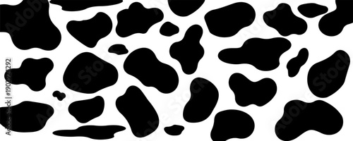 Irregular blob shape vector illustration set. vector Eps 10