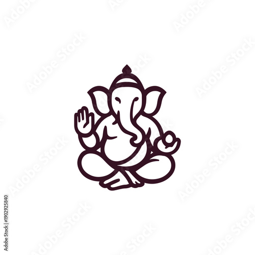 Ganesha God Logo