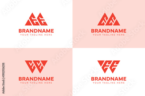 Letters MEE WEE EE, suitable for any business