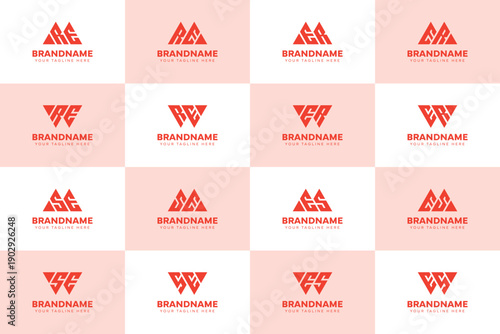 Letters MRE WRE MSE WSE RE SE, suitable for any business