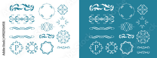 バレンタインデーのゴージャスなフレームデザイン