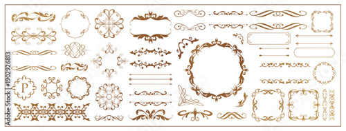 バレンタインデーのゴージャスなフレームデザイン