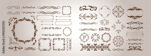 バレンタインデーのゴージャスなフレームデザイン