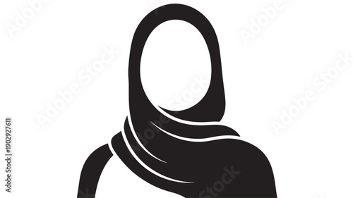 Vector Illustration Of Muslim Woman Wearing Hijab For Cultural And Religious Diversity Concept