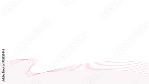 曲線のシンプルなデザインフレーム、波、背景、16:9サイズ