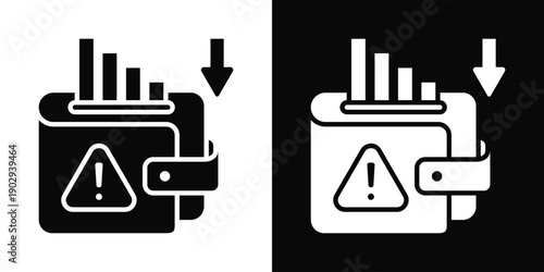 Dashboard Icon White And Black Background Style