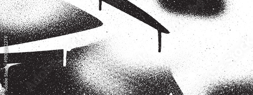 Abstract Spray Paint Texture with Drips and Splatters.