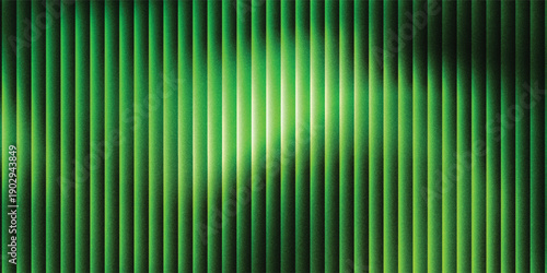 Abstract Green Vertical Stripes Background – Gradient Textured Lines Pattern for Modern Banner, Wallpaper, Web Design and Presentation
