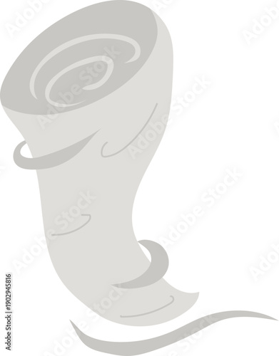 Spinning tornado illustration