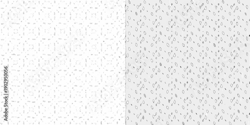 Two grayscale images exhibiting a speckled grainy and textured visual pattern