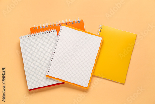 Different blank notebooks o...