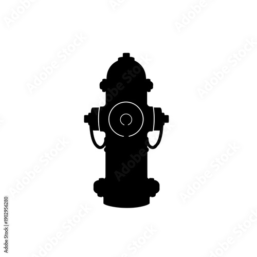 UntitledSilhouette of a water hydrant on white background