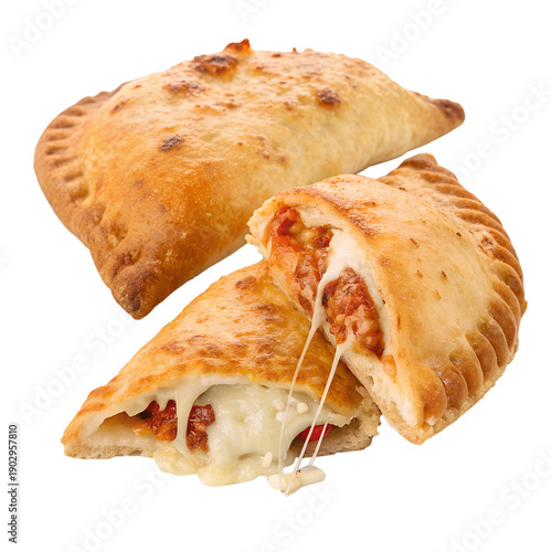 Calzone isolated on transparent background