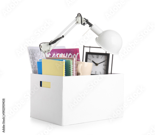Cardboard moving box with o...
