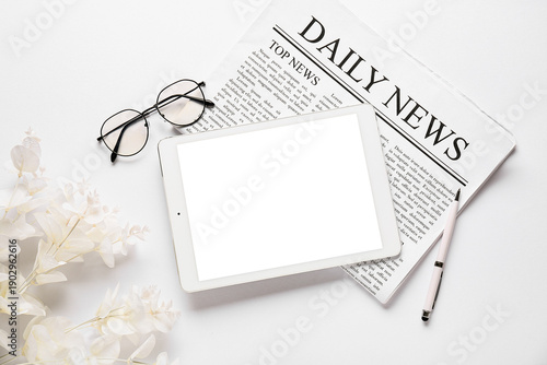 Tablet computer, eyeglasses...