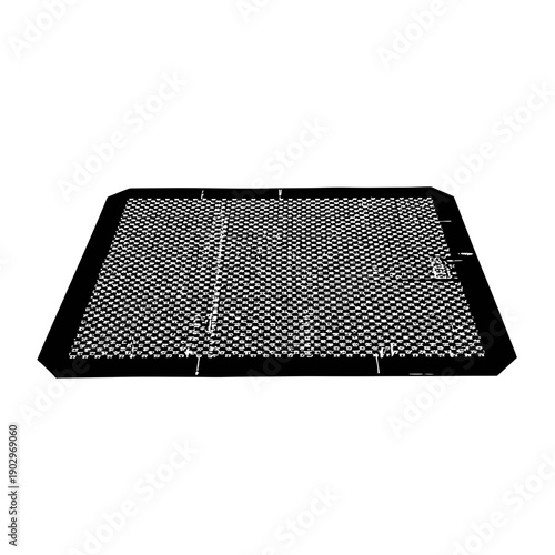 Silicone Baking Mat Silhouette Rolling Sheet Vector Illustration Kitchen Pastry Tool