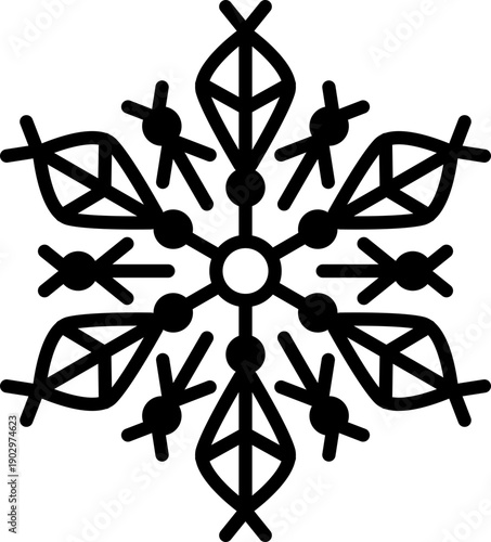 Snowfall Patterns with Snowflakes