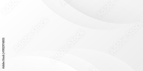 Elegant abstract white background featuring smooth curved wave layers and soft gradients.