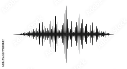 Seismograph Reading Showing Earthquake Waves.