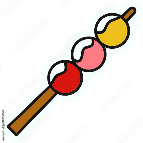 Japanese Culture Cartoon Sticker Element