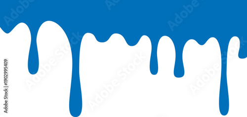 Water drop of template divider shape.