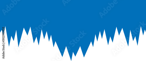 Divider shape for design on web, banner, and poster with simple curve.