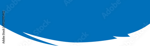 Vector of divider shape for web landing page.