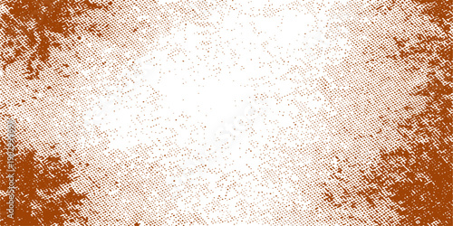 A macro close up of bread against a brown sugar background reveals an antique grunge texture and a rough vintage paper material surface