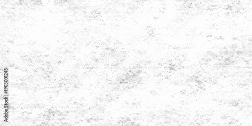 An abstract white marble stone texture features a cold winter frost pattern on a gray surface backdrop with subtle blue ice crystals and a grunge cement wall paint finish