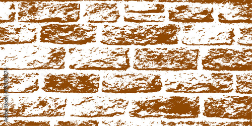 Seamless texture of weathered brown wood with peeling paint and cracked aged surface featuring rusty metal grunge and dirty rust material for a rough wall backdrop