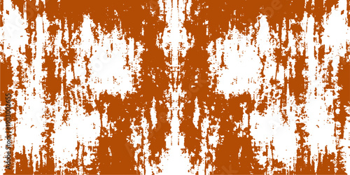 Weathered rusty metal wall surface with fire and flames reflecting in the water creating a grungy textured backdrop of peeling paint and aged iron pattern