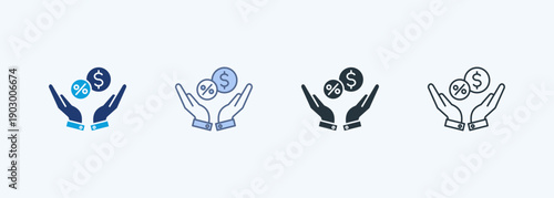 Mutual Fund  Multiple Style Icon Collection