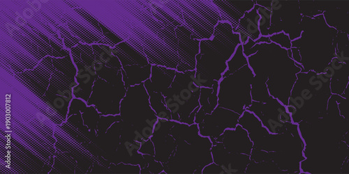 Sporty abstract line motif car sticker, purple grunge color combination, brush pattern, motorsport racing design, Eps 10.