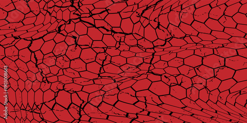 Abstract red and black background. illustration.