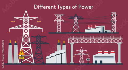 Power Generation Infrastructure and Transmission Towers.