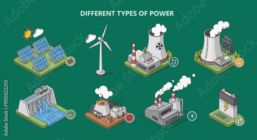 Various Power Generation Methods and Technologies.