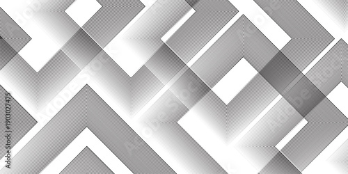 Geometric diagonal oblique vector curve gradient black and white graphic stripe line. Repeated fine diagonal lines Thin slash line stripes diagonal vector elegant background.
