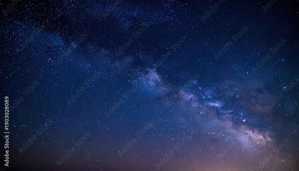 Fototapeta premium Milky Way Galaxy Night Sky Stars.