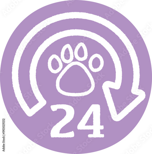 Pet 24hour -purple