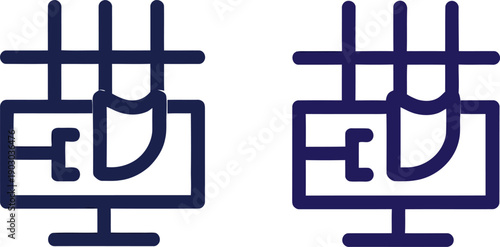 Electric meter icons